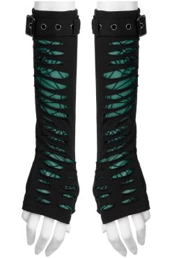 Woven Webs Emerald Armwarmers [GREEN]
