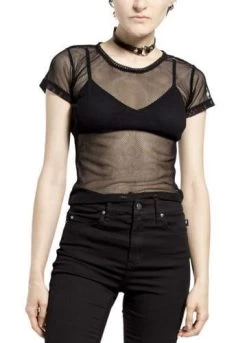 Tripp Fishnet Baby Tee -Alchemy Store 12124 1 bacae443 0e19 41a0 bdd0 780ce0f5b08f