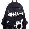 Kitty Speaker Backpack [BLACK/WHITE] -Alchemy Store 1410357339bbn 728 blk wht