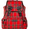 Mad Plaid Backpack [RED PLAID]