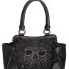 Webbed Death Handbag -Alchemy Store 1611690443BG34253BLACK1