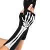 LEG AVENUE Skeleton Arm Warmers -Alchemy Store 2144