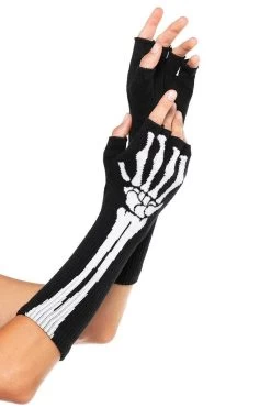 LEG AVENUE Skeleton Arm Warmers