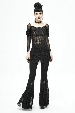 Netherworld Draped Shoulder Top