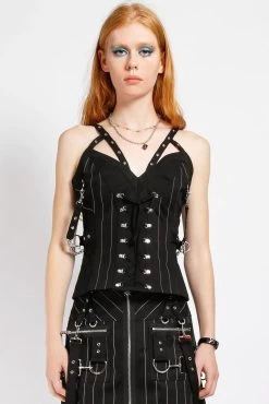 Tripp NYC Voidoid Corset [Godfather Stripe]