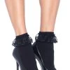 Leg Avenue Ruffle Nylon Anklet Socks 3013 -Alchemy Store 301300122 main