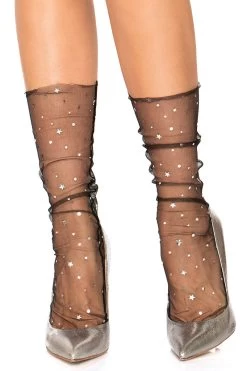 Leg Avenue Nightfall Sheer Socks 3047