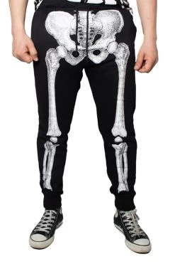 Skeleton White Bone Jogger Pants [UNISEX] -Alchemy Store 33333popooo3wo