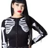 Skeleton Ribcage Bones Cardigan 2 Skeleton Ribcage Bones Cardigan -Alchemy Store 444343242