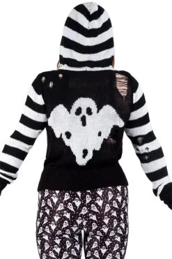 Spooky Ghost Zip Up Cardigan Sweater 15 Spooky Ghost Zip Up Cardigan Sweater -Alchemy Store 555555 16d5bdee fb17 4c3e b576 35fe4730805d