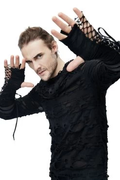 No Creed Hooded Punk Top -Alchemy Store 5555 544f88f5 bc6f 45e9 8048 d571f3a9ca9b