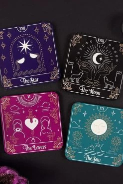 Tarot Card Coaster Set -Alchemy Store 71IFwzgch0S. AC SL1200