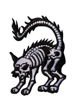Xray Skeleton Cat Patch