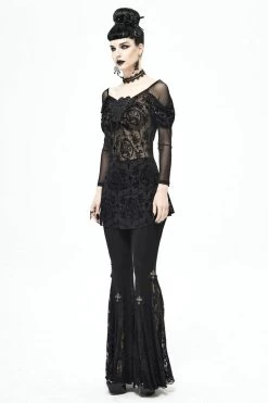 Netherworld Draped Shoulder Top -Alchemy Store 9eurewhjiwejwrwe