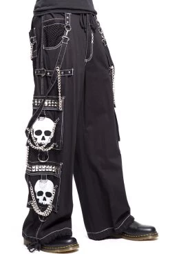 Tripp Super Skull Pants [Black/White] -Alchemy Store AF3770M BLKWHTSKULL S