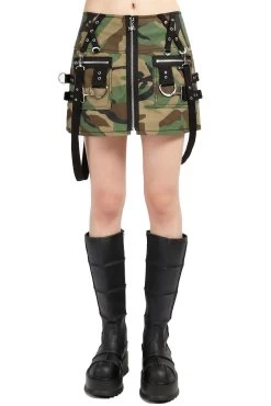 Tripp NYC Super D-Ring Skirt [Green Camo]