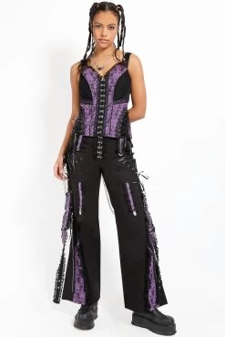 Tripp NYC Enchanted Dark Street Pants [Black/Purple]