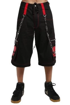 Tripp NYC Skull Bondage Pants [Black/Red] -Alchemy Store AF7049M BLKRED SHORT 1000x f0aba3f0 17b4 44b2 8ee7 fa0ef453db05