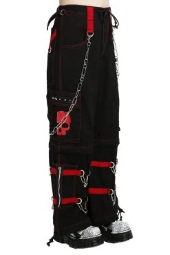 Tripp NYC Skull Bondage Pants [Black/Red] -Alchemy Store AF7049W REDBLK S 1000x c41b76f2 2d67 46f3 b646 5739e752554e