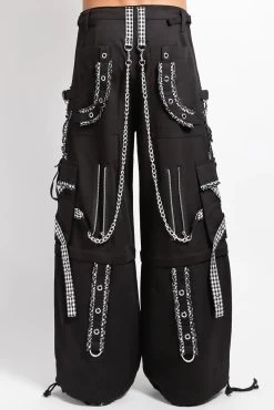 Tripp NYC Peep Dark Street Pants [BLACK/WHITE] -Alchemy Store AF7123M BLKWHTGING B 1000x 64be331a 6e6a 49ca 8595 3868df7c8594