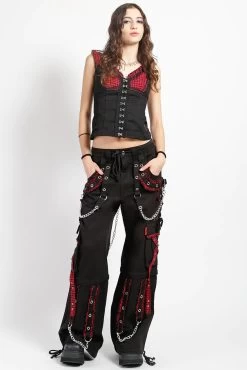 Tripp NYC Peep Dark Street Pants [BLACK/RED] -Alchemy Store AF7123 BLKRED FULL 1000x 6c7294b5 d76f 4495 8ed4 da9464682803