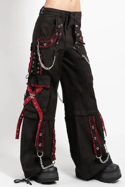 Tripp NYC Peep Dark Street Pants [BLACK/RED] -Alchemy Store AF7123 BLKRED S 1000x bd25d695 7186 4e95 b870 18dcb705b5b1
