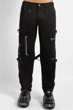 Tripp NYC Skate Punk Bondage Pants Black