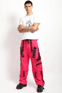 Tripp NYC Dark Cuff Pants [Pink/Black] -Alchemy Store AF7240M PINK FULL GUY 1000x 0b20e1ce f1b1 440d bbe3 ebc013a9862d