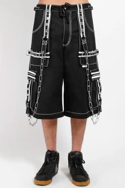 Tripp NYC Crazy Piper Pants [Black/White] -Alchemy Store AF7512M BLKWHT SHORTF 1000xcopy