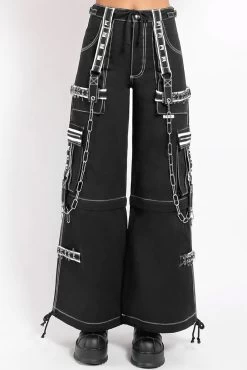 Tripp NYC Crazy Piper Pants [Black/White] -Alchemy Store AF7512 BLKWHT F 1000xcopy