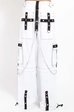 Tripp NYC Freedom Pants [White] -Alchemy Store AF7543 WHTBLK B L
