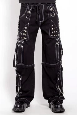 Tripp NYC Step Chain Pants [Black/White]