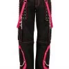 Tripp Step Chain Pants [Black/Pink] -Alchemy Store AF7713M BLKPINK F