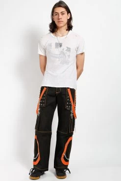 Tripp Step Chain Pants [Black/Orange] -Alchemy Store AF7713M BLKPORG FULL 1000x 68de7c40 6e82 455f 8c9c 77c386794756