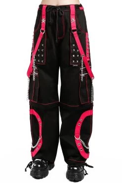 Tripp Step Chain Pants [Black/Pink] -Alchemy Store AF7713 BLKPINK F