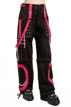 Tripp Step Chain Pants [Black/Pink] -Alchemy Store AF7713 BLKPINK S