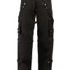 Tripp Zip Off Crush Pants [Black/Black]