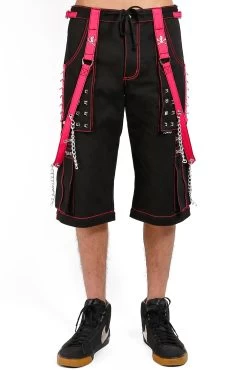 Tripp Step Chain Pants [Black/Pink] -Alchemy Store AFf7713M BLKPINK SHORTS