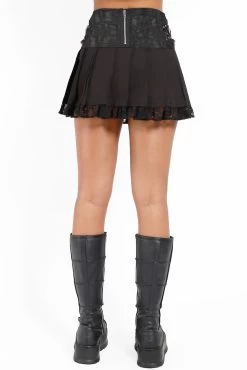 Tripp NYC Enchanted Pleated Skirt [Black/Black] -Alchemy Store BC4129 BLKBLK B 1000x 2dd1922e 52ef 4d48 b82a 585656cdf506