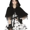 Night Creature Velvet Cat Cape -Alchemy Store BW086 101