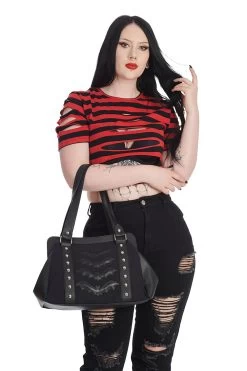 Night Wings Handbag [BLACK] -Alchemy Store Bat Handbag