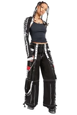 Tripp NYC Lolita Shrug [Black/White] -Alchemy Store CE4391 BLACKWHITE FULL 1000x 4219bd55 cc74 4fdb a465 e878b791979a