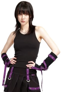 Tripp NYC Multi Eyelet Armwarmers -Alchemy Store CE5223 BLKPURP FCLOSE 1000x f6b4d92f 4f05 441c a126 84059732c152