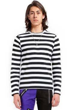 Tripp Stripe Knit Top [Black/White]