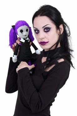 Spiral Viola The Goth Rag Doll Plush -Alchemy Store D099A855 5