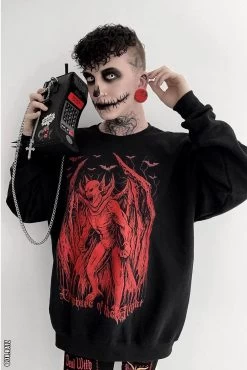 Creature Of The Night Sweatshirt 10 Creature Of The Night Sweatshirt -Alchemy Store DRRATZPic