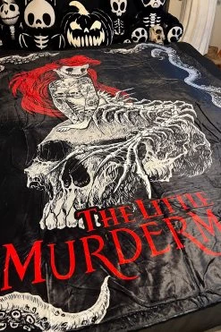 The Little Murdermaid Throw Blanket 19 The Little Murdermaid Throw Blanket -Alchemy Store Disney Heavy Metal Blanket