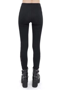 Victorian Charms Cut-Out Leggings -Alchemy Store Emo Leggings
