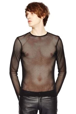 Tripp Fishnet Shirt [Black]