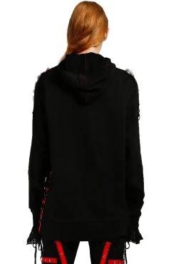 Midnight Hoodie [Black/Red] -Alchemy Store FT4433 BLACKRED B